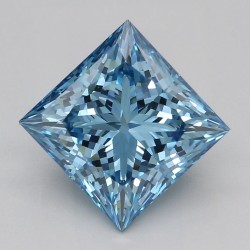 Diament laboratoryjny o barwie fantazyjnej szlif princess, 1.91ct, VVS2, Fancy Vivid Blue, IGI LG598329739