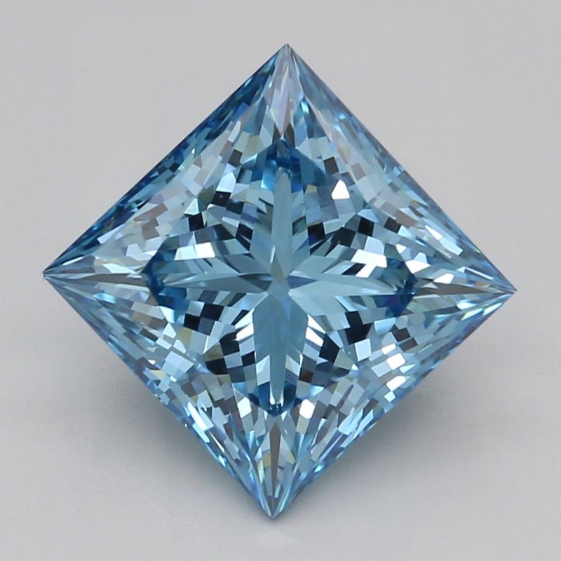Diament laboratoryjny o barwie fantazyjnej szlif princess, 1.91ct, VVS2, Fancy Vivid Blue, IGI LG598329739 Diament laboratoryjny o barwie fantazyjnej szlif princess, 1.91ct, VVS2, Fancy Vivid Blue, IGI LG598329739