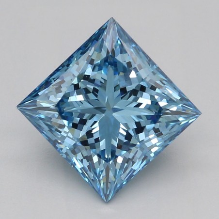 Diament laboratoryjny o barwie fantazyjnej szlif princess, 1.91ct, VVS2, Fancy Vivid Blue, IGI LG598329739