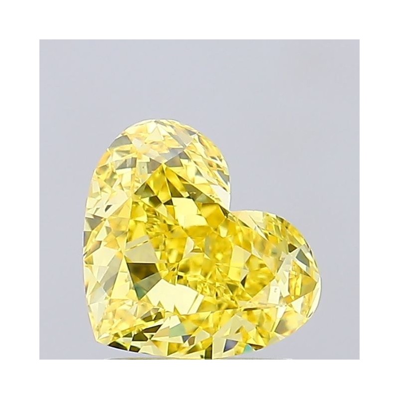Diament laboratoryjny o barwie fantazyjnej serce, 1.77ct, VVS2, Fancy Vivid Yellow, IGI LG660485352 Diament laboratoryjny o barwie fantazyjnej serce, 1.77ct, VVS2, Fancy Vivid Yellow, IGI LG660485352