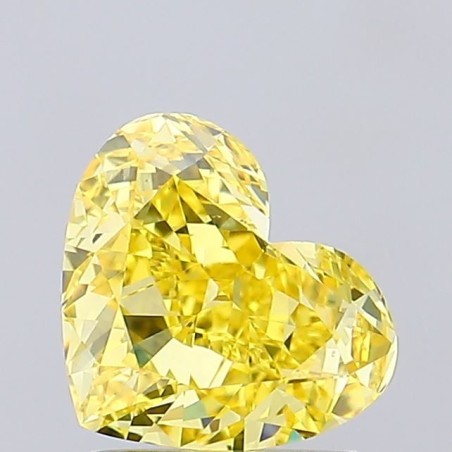 Diament laboratoryjny o barwie fantazyjnej serce, 1.77ct, VVS2, Fancy Vivid Yellow, IGI LG660485352