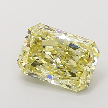 Diament laboratoryjny o barwie fantazyjnej radiant, 2.94ct, VVS2, Fancy Light Yellow, IGI LG732553376