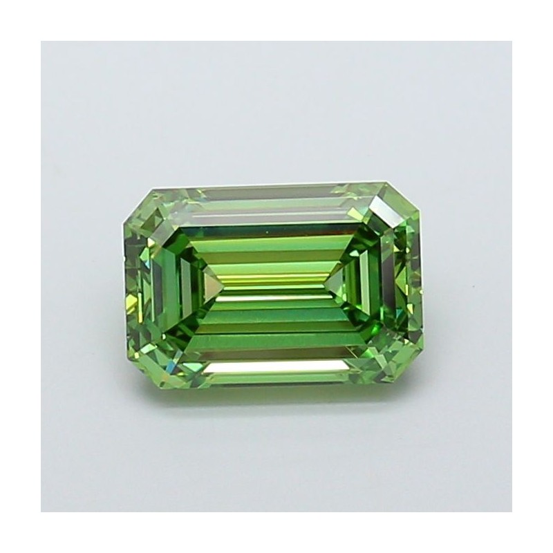 Diament laboratoryjny o barwie fantazyjnej szlif szmaragdowy, 2.59ct, VVS2, Fancy Vivid Green, IGI LG733584432 Diament laboratoryjny o barwie fantazyjnej szlif szmaragdowy, 2.59ct, VVS2, Fancy Vivid Green, IGI LG733584432