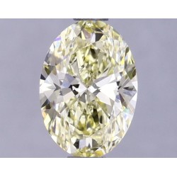 Diament laboratoryjny o barwie fantazyjnej szlif owalny, 1.1ct, VVS2, Fancy Intense Yellow, IGI LG624430943