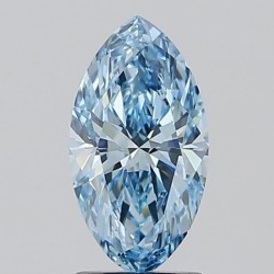 Diament laboratoryjny o barwie fantazyjnej markiza, 1.5ct, IF, Fancy Vivid Blue, IGI LG731527339