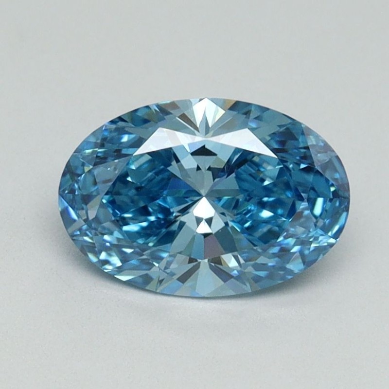 Diament laboratoryjny o barwie fantazyjnej szlif owalny, 1.1ct, VVS2, Fancy Vivid Blue, IGI LG696513462 Diament laboratoryjny o barwie fantazyjnej szlif owalny, 1.1ct, VVS2, Fancy Vivid Blue, IGI LG696513462