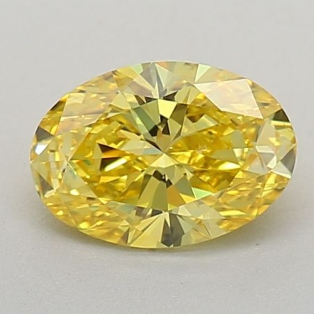 Diament laboratoryjny o barwie fantazyjnej szlif owalny, 0.7ct, VVS2, Fancy Vivid Yellow, IGI LG618471900