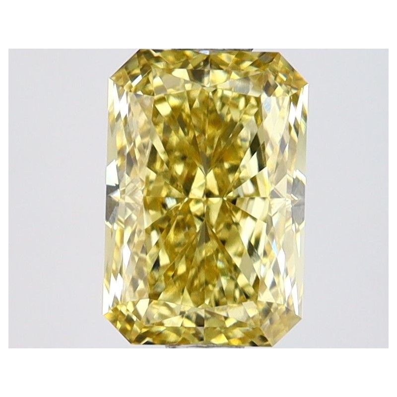 Diament laboratoryjny o barwie fantazyjnej radiant, 1.67ct, VVS2, Fancy Intense Yellow, IGI LG662422873