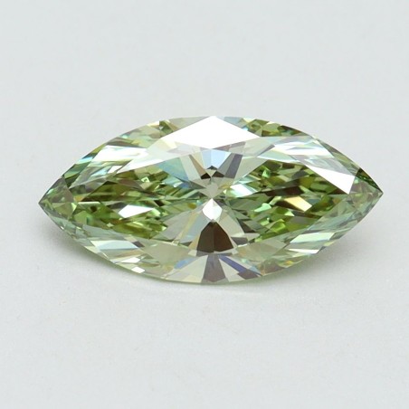 Diament laboratoryjny o barwie fantazyjnej markiza, 1.08ct, VVS2, Fancy Vivid Green, IGI LG611366547