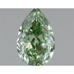 Diament laboratoryjny o barwie fantazyjnej szlif gruszkowy, 1.04ct, VVS2, Fancy Vivid Green, IGI LG702507359
