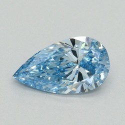 Diament laboratoryjny o barwie fantazyjnej szlif gruszkowy, 0.53ct, VVS2, Fancy Vivid Blue, IGI LG650494129
