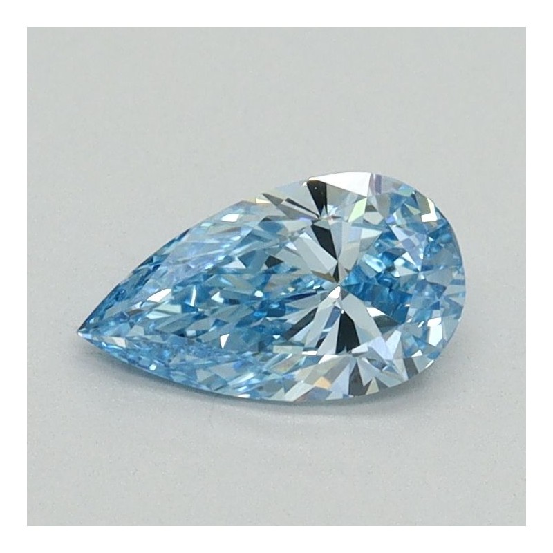 Diament laboratoryjny o barwie fantazyjnej szlif gruszkowy, 0.53ct, VVS2, Fancy Vivid Blue, IGI LG650494129
