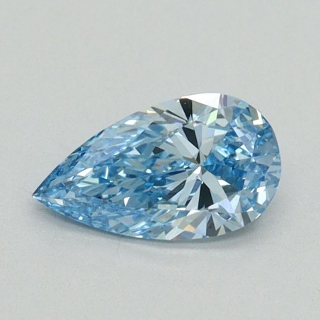 Diament laboratoryjny o barwie fantazyjnej szlif gruszkowy, 0.53ct, VVS2, Fancy Vivid Blue, IGI LG650494129