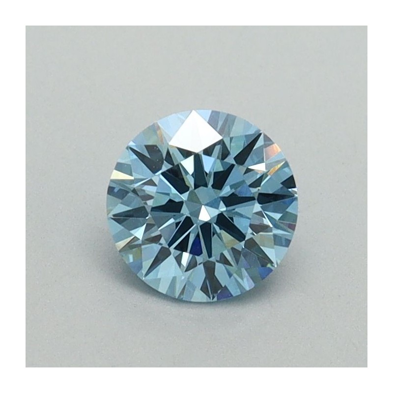 Diament laboratoryjny o barwie fantazyjnej szlif okrągły, 0.53ct, VVS2, Fancy Vivid Blue, IGI LG646454019