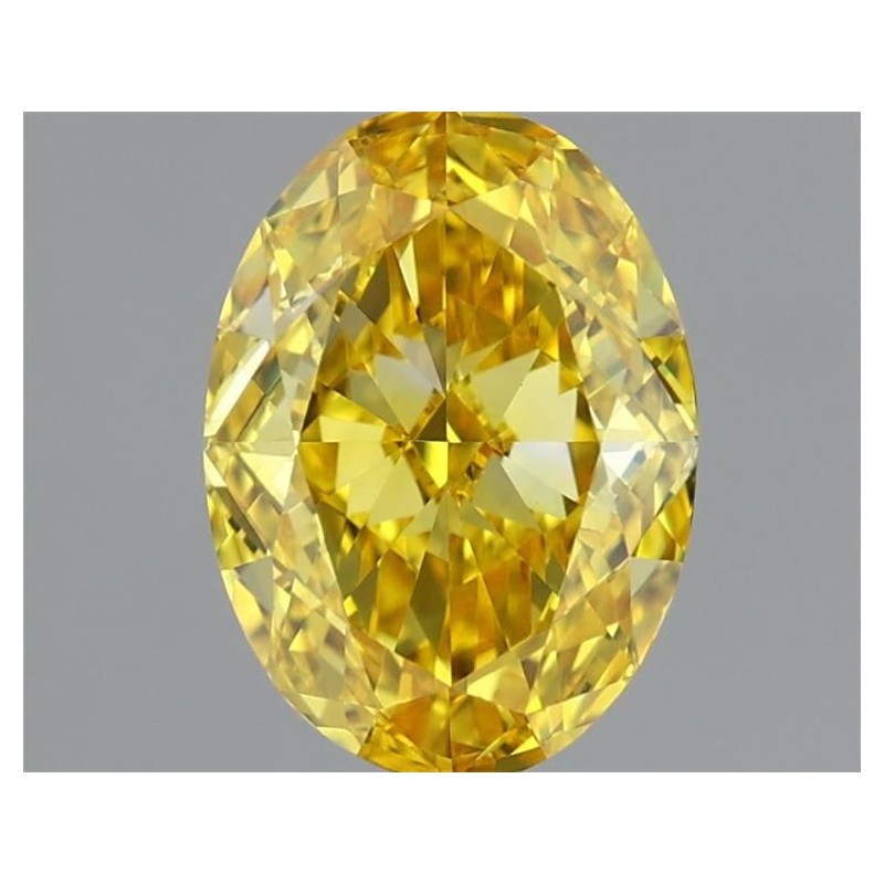 Diament laboratoryjny o barwie fantazyjnej szlif owalny, 1.01ct, VVS2, Fancy Vivid Yellow, IGI LG681544961