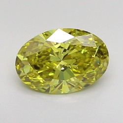 Diament laboratoryjny o barwie fantazyjnej szlif owalny, 1.21ct, VVS2, Fancy Intense Yellow, IGI LG715520914