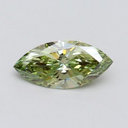 Diament laboratoryjny o barwie fantazyjnej markiza, 1.06ct, VVS2, Fancy Vivid Green, IGI LG611355328