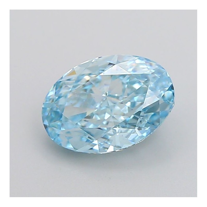 Diament laboratoryjny o barwie fantazyjnej szlif owalny, 2.1ct, VVS2, Fancy Vivid Blue, IGI LG713527790