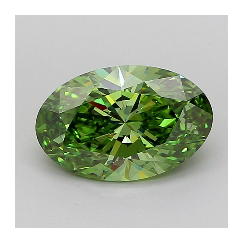 Diament laboratoryjny o barwie fantazyjnej szlif owalny, 2.2ct, VVS2, Fancy Vivid Green, IGI LG722510348 Diament laboratoryjny o barwie fantazyjnej szlif owalny, 2.2ct, VVS2, Fancy Vivid Green, IGI LG722510348
