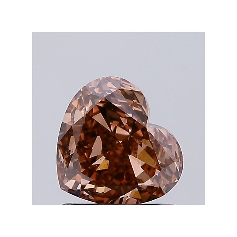 Diament laboratoryjny o barwie fantazyjnej serce, 1.08ct, VVS2, Fancy Brown, IGI LG729530258 Diament laboratoryjny o barwie fantazyjnej serce, 1.08ct, VVS2, Fancy Brown, IGI LG729530258
