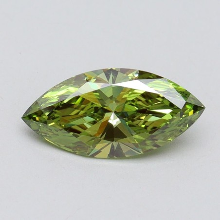 Diament laboratoryjny o barwie fantazyjnej markiza, 1.06ct, VVS2, Fancy Vivid Green, IGI LG611366533