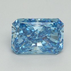 Diament laboratoryjny o barwie fantazyjnej radiant, 1.06ct, VVS2, Fancy Vivid Blue, IGI LG652421461