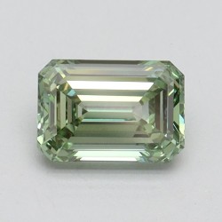 Diament laboratoryjny o barwie fantazyjnej szlif szmaragdowy, 1.05ct, VVS2, Fancy Intense Green, IGI LG610349677