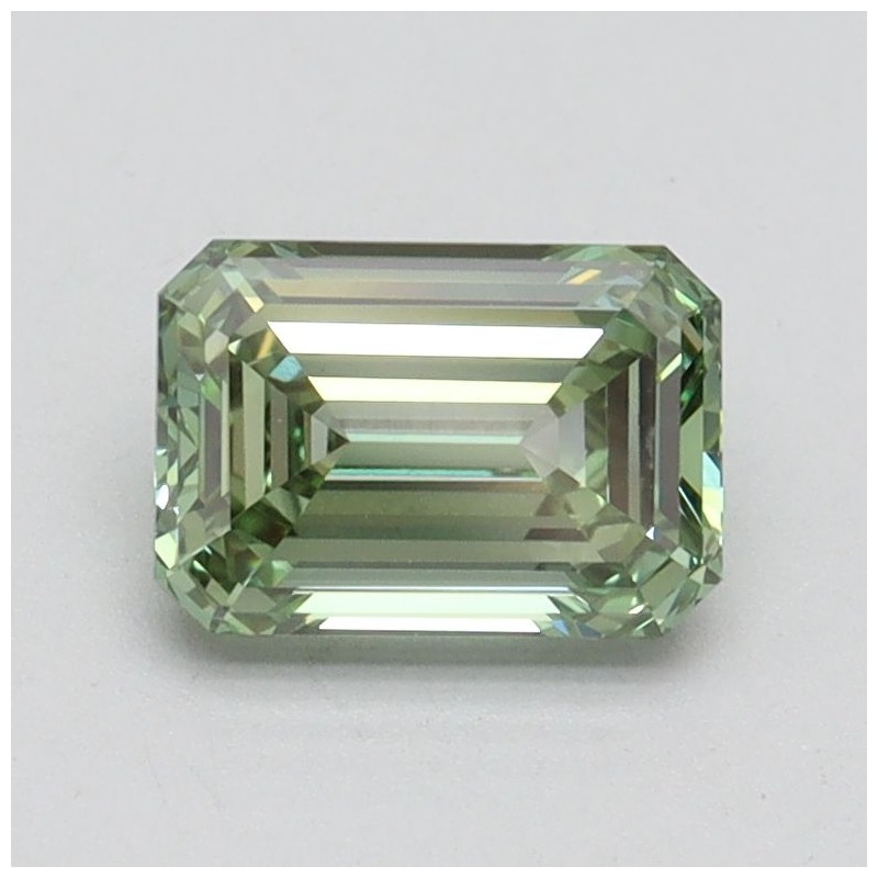 Diament laboratoryjny o barwie fantazyjnej szlif szmaragdowy, 1.05ct, VVS2, Fancy Intense Green, IGI LG610349677 Diament laboratoryjny o barwie fantazyjnej szlif szmaragdowy, 1.05ct, VVS2, Fancy Intense Green, IGI LG610349677