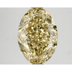 Diament laboratoryjny o barwie fantazyjnej szlif owalny, 2.53ct, VVS2, Fancy Intense Yellow, IGI LG647419812