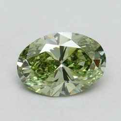 Diament laboratoryjny o barwie fantazyjnej szlif owalny, 1.06ct, VVS2, Fancy Vivid Green, IGI LG614338726