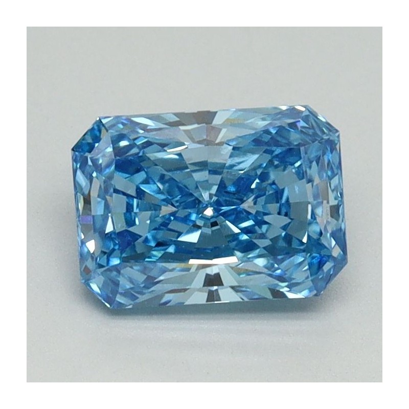 Diament laboratoryjny o barwie fantazyjnej radiant, 1.06ct, VVS2, Fancy Vivid Blue, IGI LG652421466