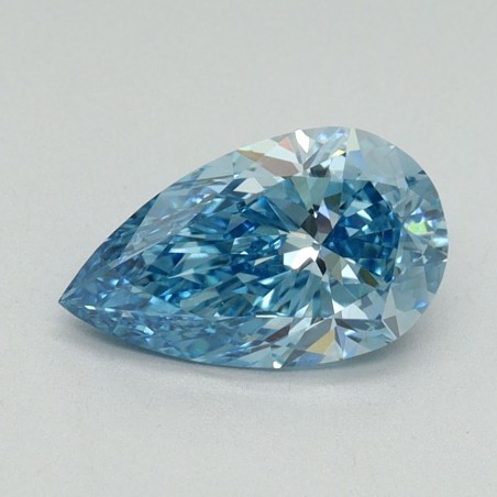 Diament laboratoryjny o barwie fantazyjnej szlif gruszkowy, 1.06ct, VVS2, Fancy Vivid Blue, IGI LG644444191