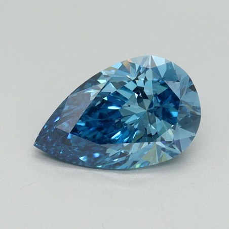 Diament laboratoryjny o barwie fantazyjnej szlif gruszkowy, 1.06ct, VVS2, Fancy Vivid Blue, IGI LG704576369