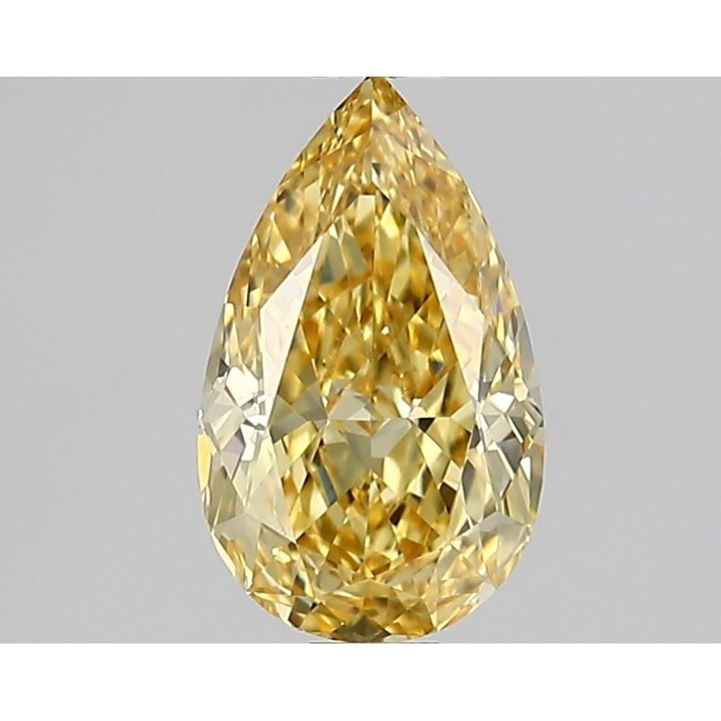 Diament laboratoryjny o barwie fantazyjnej szlif gruszkowy, 1ct, VVS2, Fancy Intense Yellow, IGI LG628442865