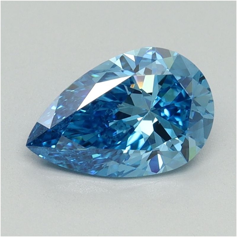 Diament laboratoryjny o barwie fantazyjnej szlif gruszkowy, 1.06ct, VVS2, Fancy Vivid Blue, IGI LG705511610