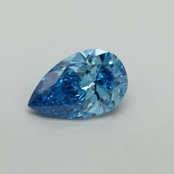 Diament laboratoryjny o barwie fantazyjnej szlif gruszkowy, 1.06ct, VVS2, Fancy Vivid Blue, IGI LG705511626