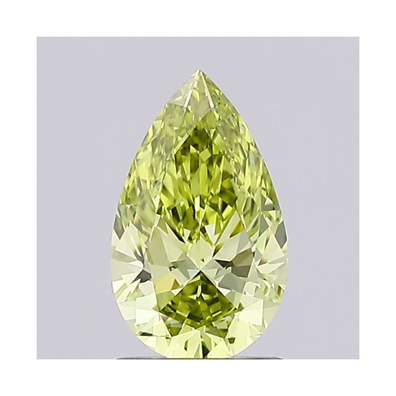 Diament laboratoryjny o barwie fantazyjnej szlif gruszkowy, 1ct, VVS2, Fancy Intense Greenish Yellow, IGI LG691569064