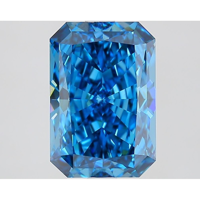 Diament laboratoryjny o barwie fantazyjnej radiant, 2.92ct, VVS2, Fancy Vivid Blue, IGI LG723511762