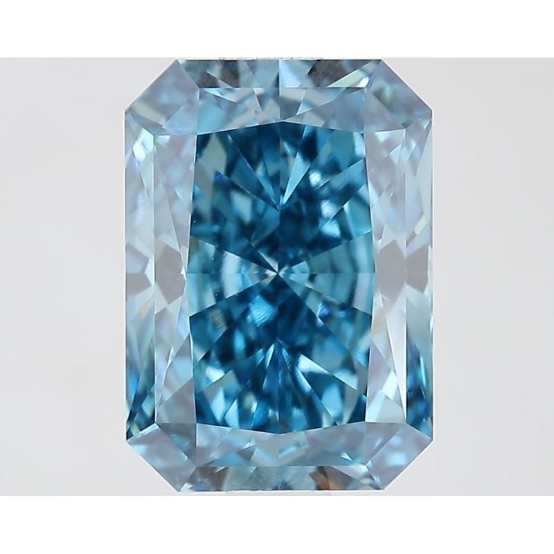 Diament laboratoryjny o barwie fantazyjnej radiant, 2.04ct, VVS2, Fancy Vivid Blue, IGI LG688519204