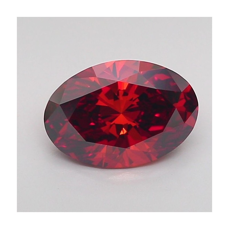 Diament laboratoryjny o barwie fantazyjnej szlif owalny, 1.4ct, VVS2, Fancy Deep Orange, IGI LG712572934