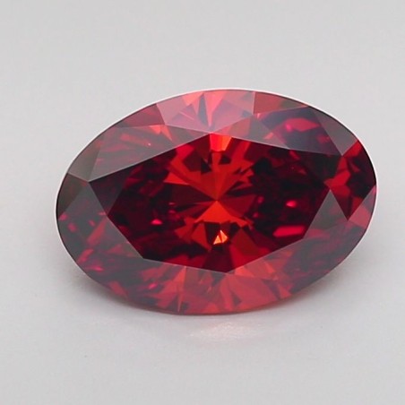 Diament laboratoryjny o barwie fantazyjnej szlif owalny, 1.4ct, VVS2, Fancy Deep Orange, IGI LG712572934
