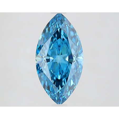 Diament laboratoryjny o barwie fantazyjnej markiza, 2.04ct, VVS2, Fancy Vivid Blue, IGI LG732559394