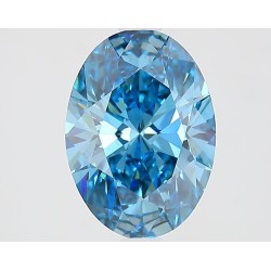 Diament laboratoryjny o barwie fantazyjnej szlif owalny, 1.95ct, VVS2, Fancy Vivid Blue, IGI LG713527615