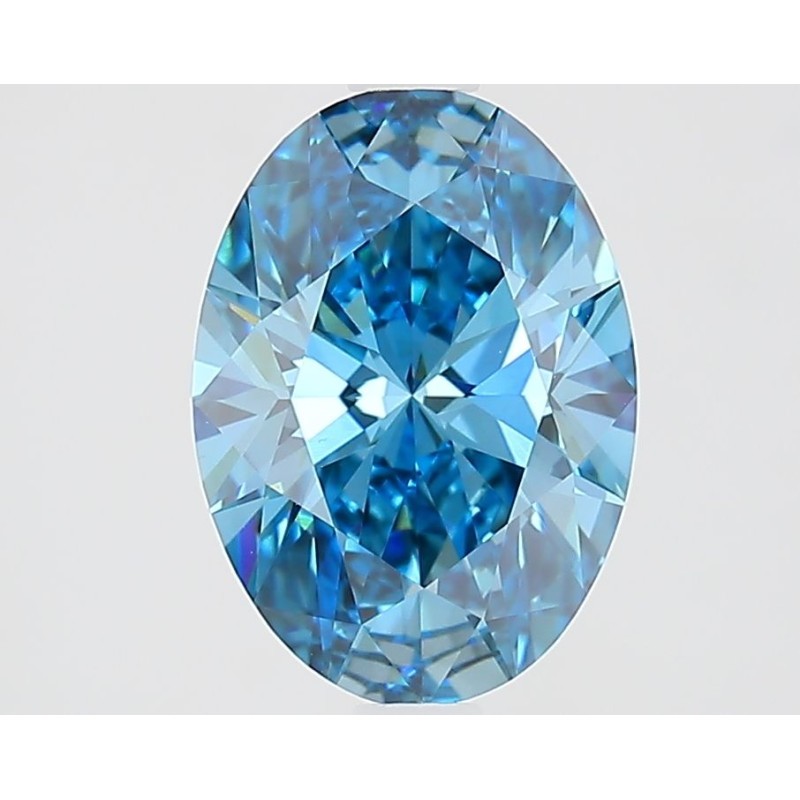 Diament laboratoryjny o barwie fantazyjnej szlif owalny, 1.95ct, VVS2, Fancy Vivid Blue, IGI LG713527615
