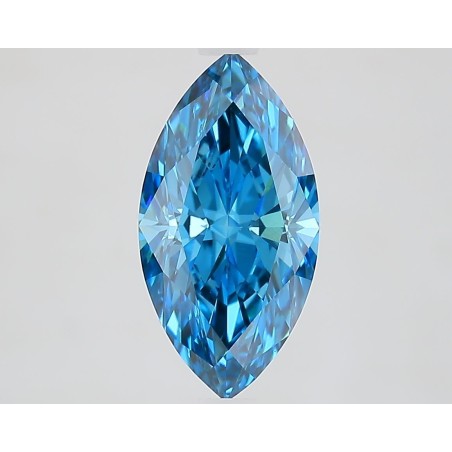 Diament laboratoryjny o barwie fantazyjnej markiza, 2.01ct, VVS2, Fancy Vivid Blue, IGI LG733501013