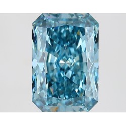 Diament laboratoryjny o barwie fantazyjnej radiant, 1.9ct, VVS2, Fancy Vivid Blue, IGI LG693540738