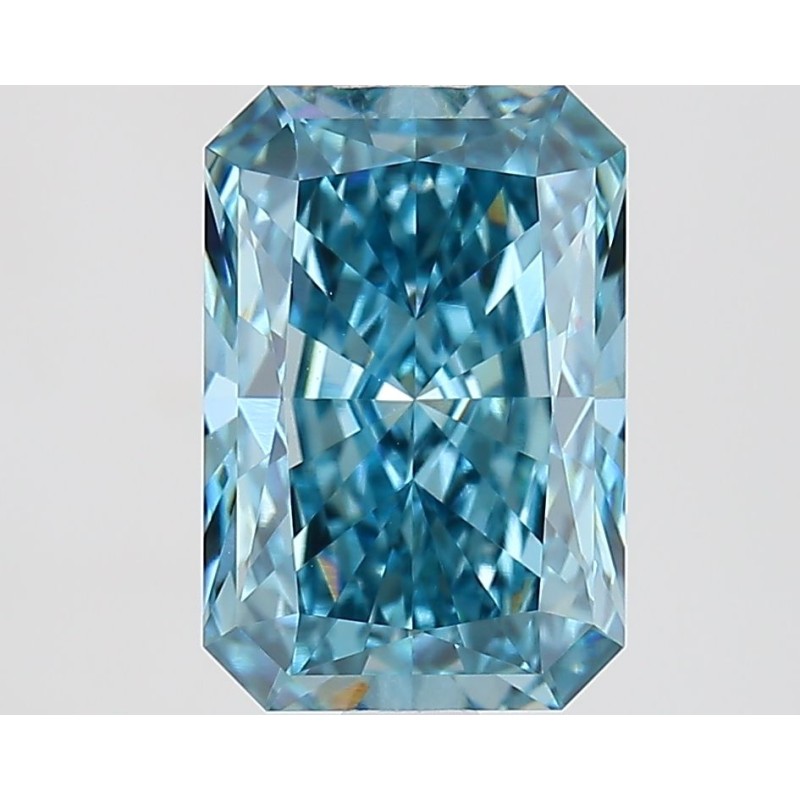 Diament laboratoryjny o barwie fantazyjnej radiant, 1.9ct, VVS2, Fancy Vivid Blue, IGI LG693540738