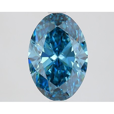 Diament laboratoryjny o barwie fantazyjnej szlif owalny, 2.03ct, VVS2, Fancy Vivid Blue, IGI LG726555310