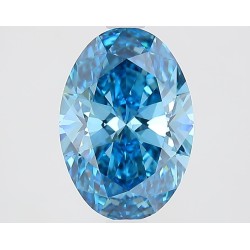 Diament laboratoryjny o barwie fantazyjnej szlif owalny, 2.05ct, VVS2, Fancy Vivid Blue, IGI LG713526341