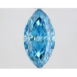 Diament laboratoryjny o barwie fantazyjnej markiza, 1.93ct, VVS2, Fancy Vivid Blue, IGI LG735559566